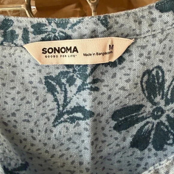 Sonoma Blue Floral Dress - Picture 4 of 6